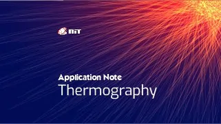 Thermography application note banner website Thermography application note banner website