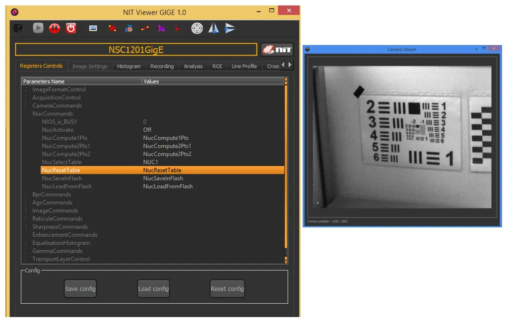 NITViewerGIGE NITViewerGIGE software